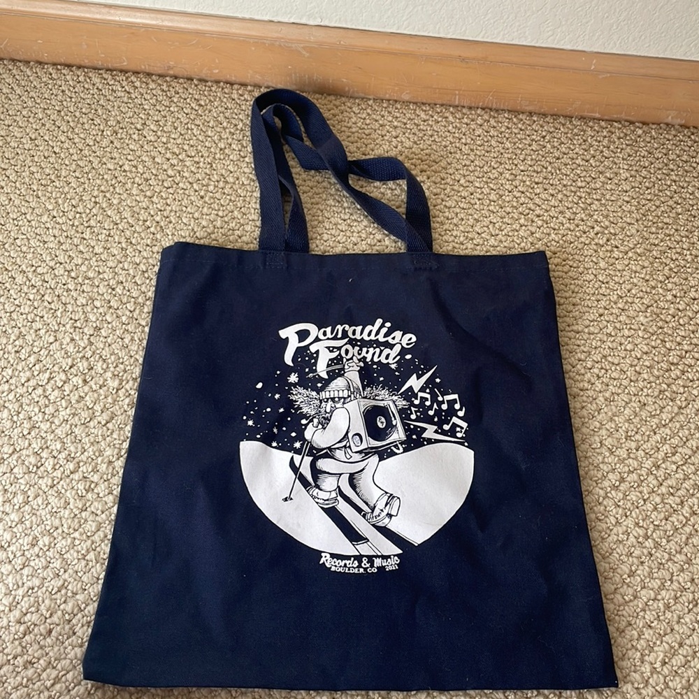 Tote bag from record store